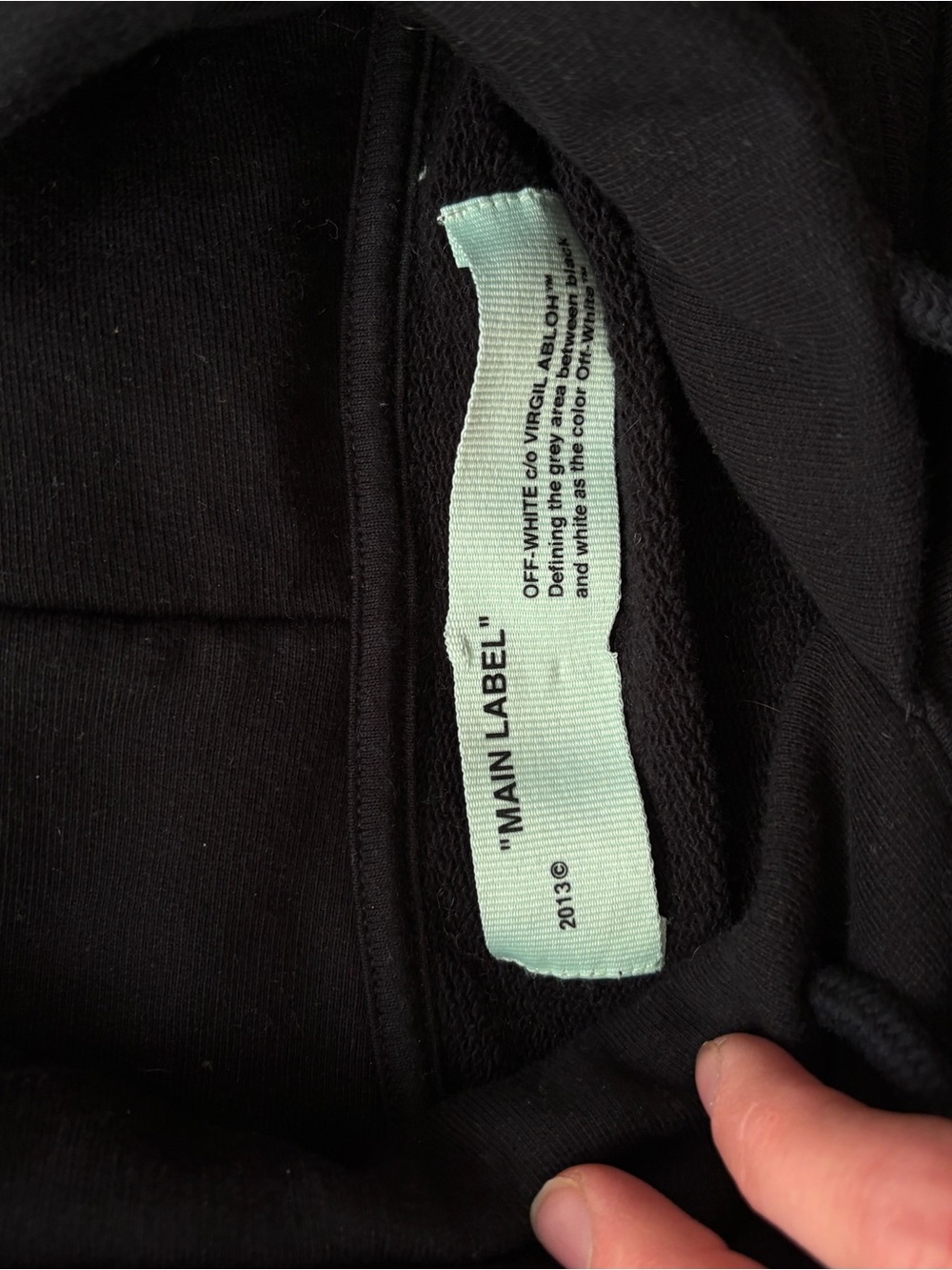 Off-White Virgil Abloh Archival 2017 Toronto Exclusive Hoodie size Med - Picture 9 of 12
